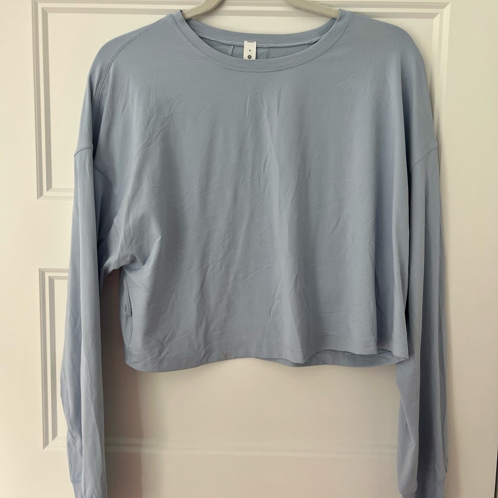 Lululemon long sleeve crop top